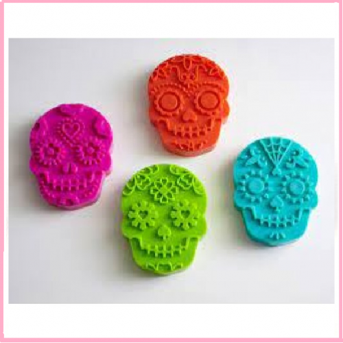 COOKIE CUTTER DAY OF DEAD SKULLS 4PC COOKIE CUTTER DAY OF DEAD SKULLS 4PC
